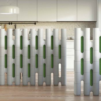 Set-LINK-freestanding-room divider-pine-green-filler-plates